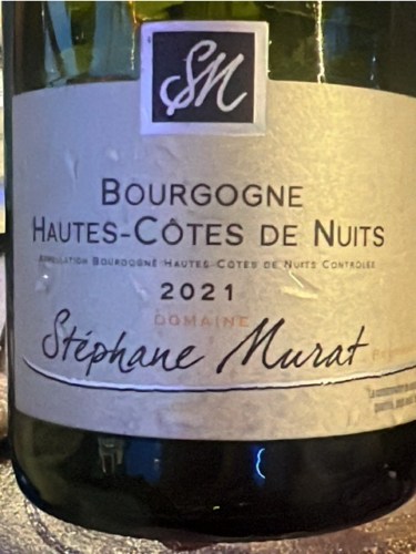 Stephane Murat Bourgogne Hautes-Côtes de Nuits | Vivino English
