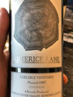 Limerick Lane Carlisle Vineyard Zinfandel
