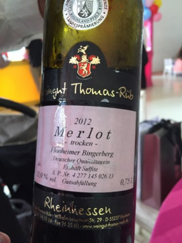 Thomas Rüb Flonheimer Bingerberg Merlot Trocken | Vivino 日本
