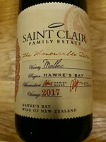 Saint Clair Family Estate The Honourable Dillon Malbec