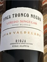 Bodegas Valdelana Finca Tronco Negro Viñedo Singular Blanco