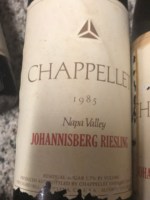 Chappellet Johannisberg Riesling Late Harvest