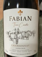 Vinho Fabian Branco Seco Brasil Toni Conte Chardonnay 2020 750ml