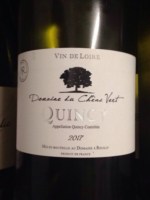 Valery Renaudat Domaine du Chêne Vert Quincy
