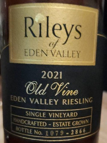 Rileys of Eden Valley Old Vine Single Vineyard Riesling | Vivino US