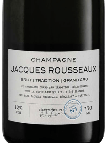 N.V. Jacques Rousseaux Cuvée Laurier No 1 Tradition Brut Champagne ...