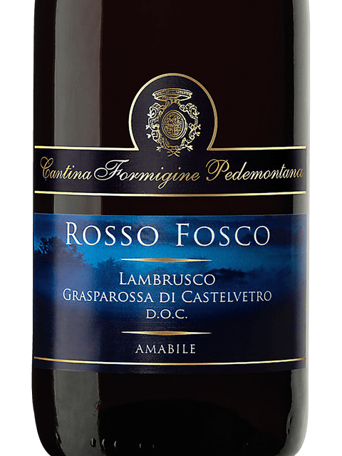 Formigine Pedemontana Rosso Fosco Lambrusco Grasparossa di