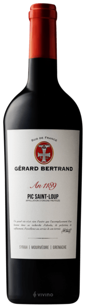 Gérard Bertrand An 1189 Pic Saint-Loup