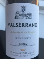 Valserrano Gran Reserva Selección de la Familia