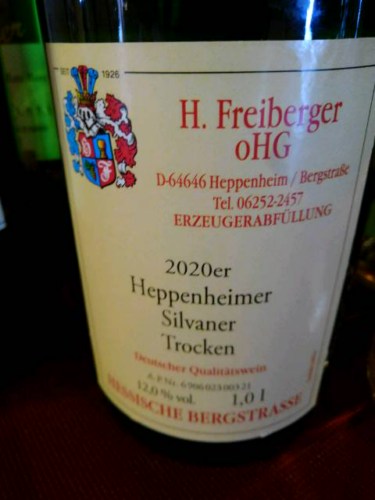 Weingut H. Freiberger Heppenheimer Silvaner Trocken | Vivino