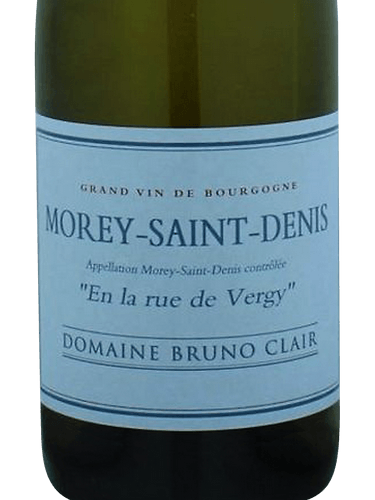 Domaine Bruno Clair Morey-Saint-Denis 'En La Rue de Vergy' Blanc
