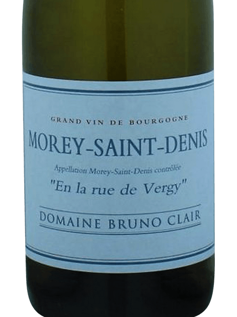 Domaine Bruno Clair Morey-Saint-Denis 'En La Rue de Vergy' Blanc