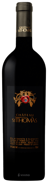 Vinho Château St. Thomas Tinto Seco Líbano Rouge Cabernet Sauvignon, Merlot, Syrah 750ml