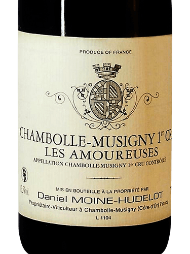 Daniel Moine Les Amoureuses 2006 レザムルーズ Daniel Moine-Hudelot Chambolle-Musigny 1er Cru 'Les