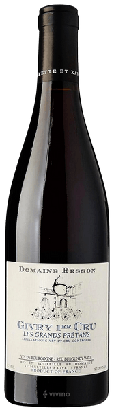 Domaine Besson Givry 1er Cru 'Les Grands Pretans'
