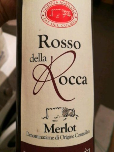 Pat del Colmel Rosso della Rocca Merlot | Vivino English