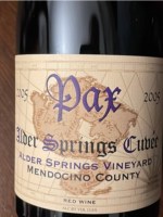 Pax Alder Springs Cuvée Alder Springs Vineyard Red