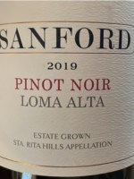 Sanford Loma Alta Pinot Noir