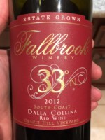 Fallbrook Grace Hill Vineyard 33°N Dalla Collina