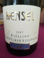 Hensel Dürkheimer Steinberg Riesling