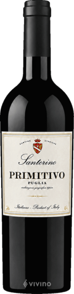 Vinho Castellani Tinto Seco Itália Santorino Primitivo 2023 750ml