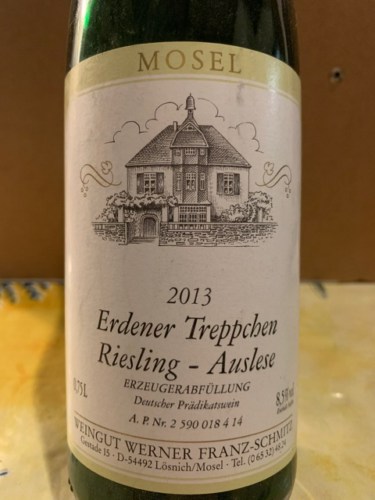 Weingut Werner Franz Schmitz Erdener Treppchen Riesling Auslese Vivino