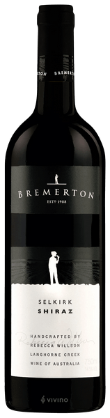 Vinho Bremerton Tinto Seco Austrália Selkirk Syrah 2021 750ml