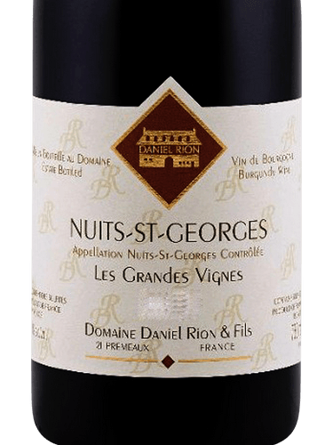 Daniel Rion Nuits Saint Georges 2012 2本 Domaine Daniel Rion & Fils Les Hauts Pruliers, Nuits-Saint