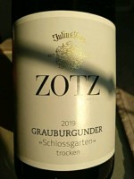 Julius Zotz Grauburgunder Schlossgarten Trocken