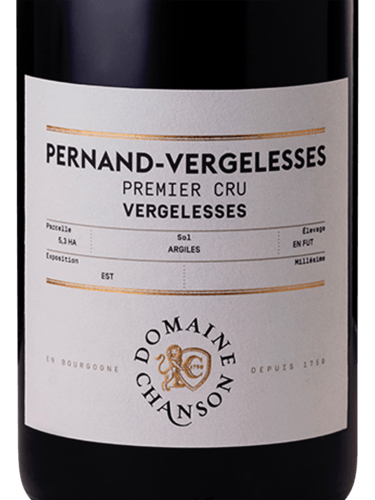 Domaine Chanson Pernand-Vergelesses Premier Cru Vergelesses