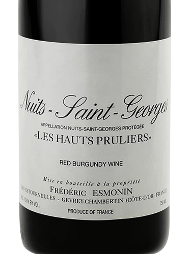 Domaine Frédéric Esmonin Nuits-Saint-Georges 1er Cru 'Les Hauts
