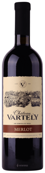 Château Vartely Merlot Demidulce Roşu