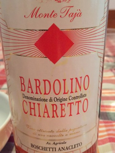 Boschetti Anacleto Monte Tajà Bardolino Chiaretto | Vivino English
