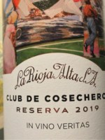 La Rioja Alta Club de Cosecheros In Vino Veritas Reserva