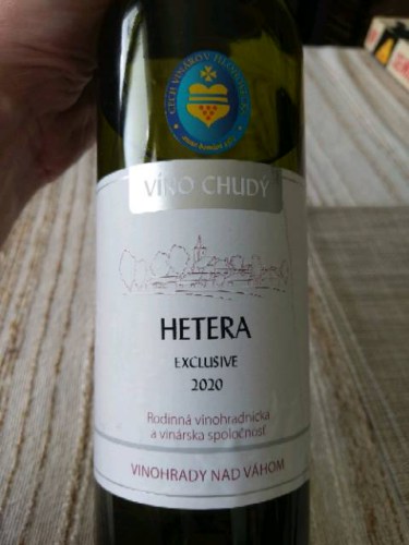 Víno Chudý Hetera Exclusive | Vivino English