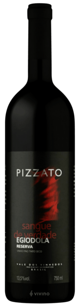 Vinho Pizzato Tinto Seco Brasil Reserva Egiodola 2022 750ml