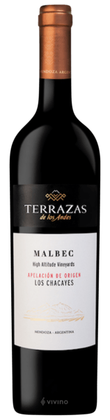 Terrazas de los Andes Apelación de Origen Los Chacayes Malbec
