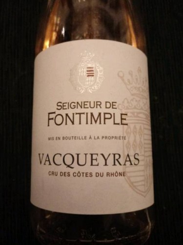 Rhonéa Seigneur de Fontimple Vacqueyras Rouge | Vivino Français