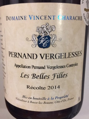 Vincent Charache Les Belles Filles Pernand-Vergelesses