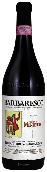 Produttori del Barbaresco Barbaresco Riserva Montefico