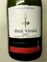 Gapsted Limited Release Petit Verdot