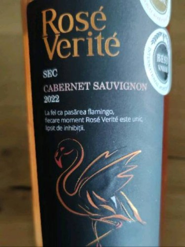 Beciul Domnesc Rosé Verité Cabernet Sauvignon Sec | Vivino US