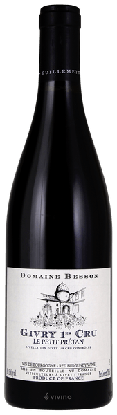 Domaine Besson Givry 1er Cru 'Le Petit Prétan'