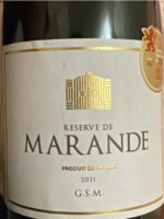 Jean de Marande Réserve de Marande G.S.M.