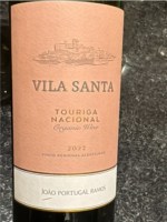 Joao Portugal Ramos Vila Santa Organic Touriga Nacional