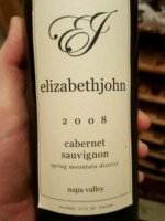 Marston Family Vineyard Elizabethjohn Cabernet Sauvignon