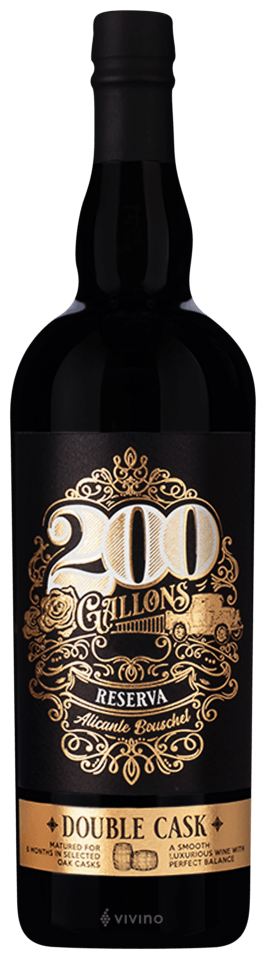 200 Gallons Double Cask Reserva Alicante Bouschet | Vivino English