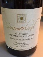 Summerland Special Reserve Cuvée Pinot Noir