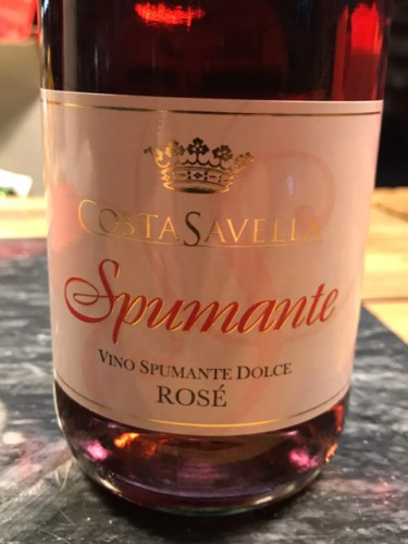 Costa Savella Spumante Dolce Rosé | Vivino US