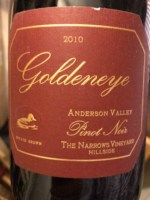 Goldeneye The Narrows Hillside Pinot Noir